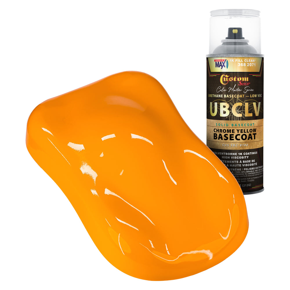 Custom Shop SBC Solid Basecoat - Chrome Yellow Basecoat- Spray Can