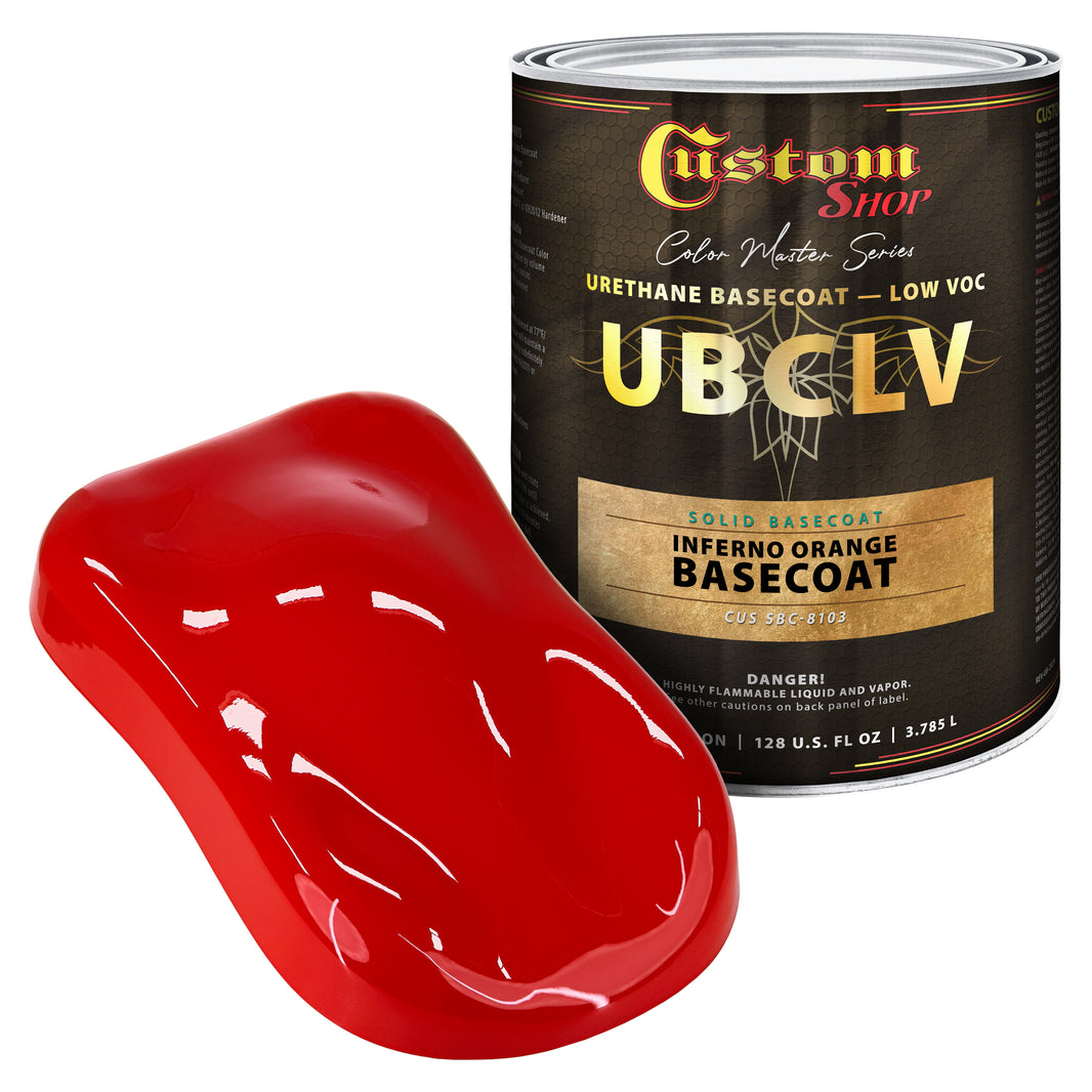 SBC Solid Basecoat - Inferno Orange Basecoat- Gallon