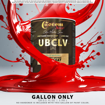 SBC Solid Basecoat - Inferno Orange Basecoat- Gallon