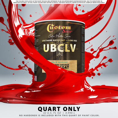 SBC Solid Basecoat - Inferno Orange Basecoat- Quart