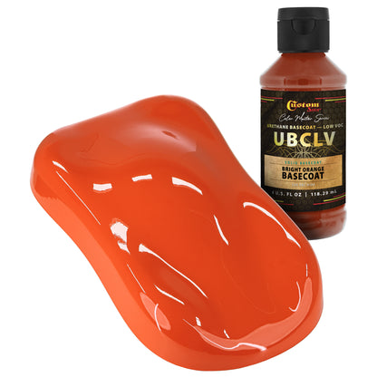 SBC Solid Basecoat - Bright Orange Basecoat - 4-Ounce Ready to Spray Bottle