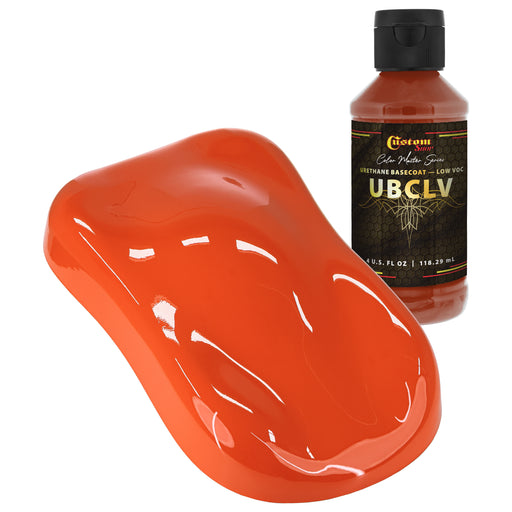 Custom Shop SBC Solid Basecoat - Bright Orange Basecoat - 4-Ounce Ready to Spray Bottle