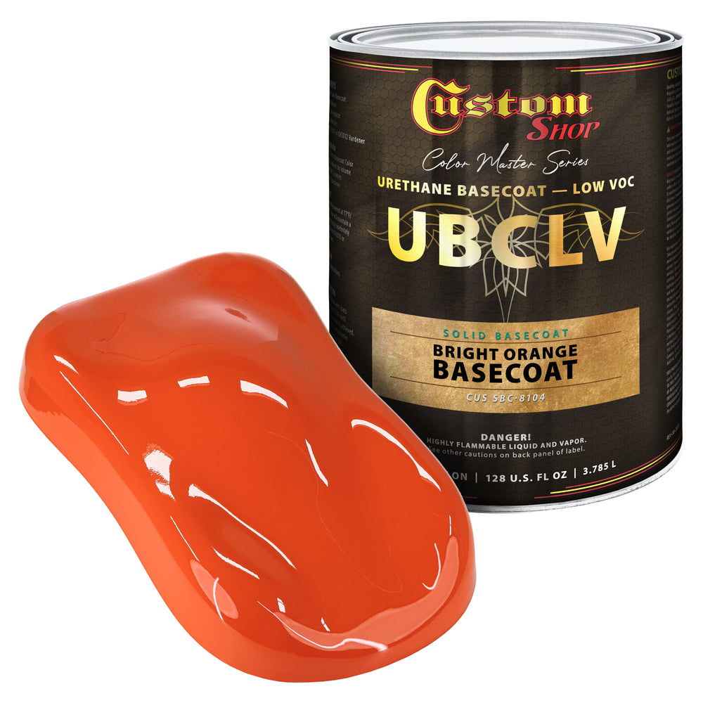 Custom Shop SBC Solid Basecoat - Bright Orange Basecoat- Gallon