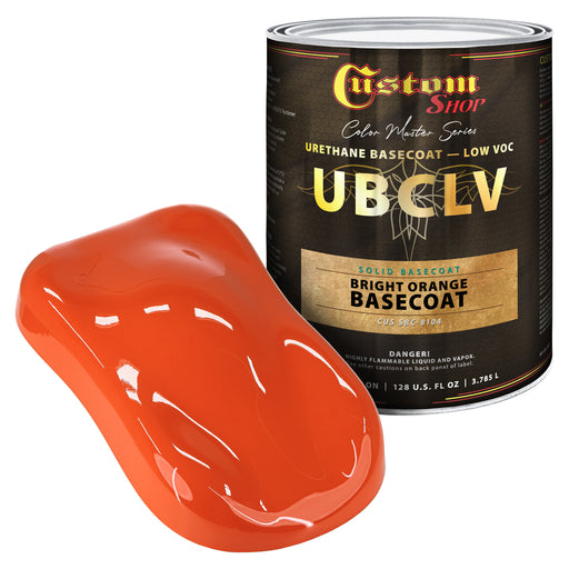 Custom Shop SBC Solid Basecoat - Bright Orange Basecoat- Gallon