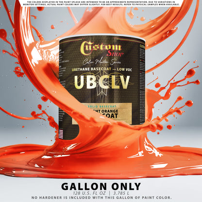 SBC Solid Basecoat - Bright Orange Basecoat- Gallon