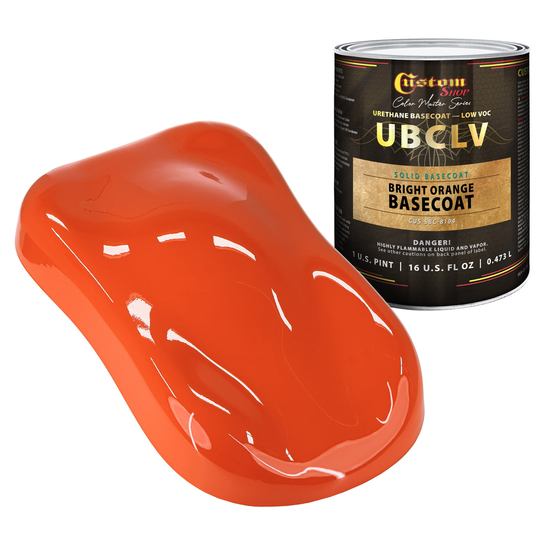 SBC Solid Basecoat - Bright Orange Basecoat- Pint