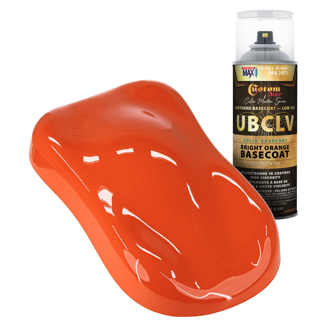 SBC Solid Basecoat - Bright Orange Basecoat- Spray Can