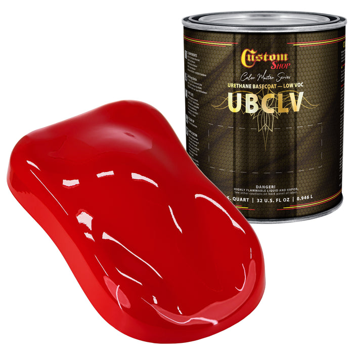 Custom Shop SBC Solid Basecoat - Bright Red Basecoat- Quart