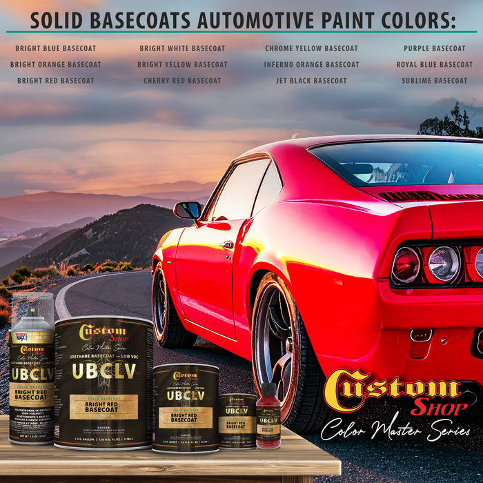Custom Shop SBC Solid Basecoat - Bright Red Basecoat- Spray Can