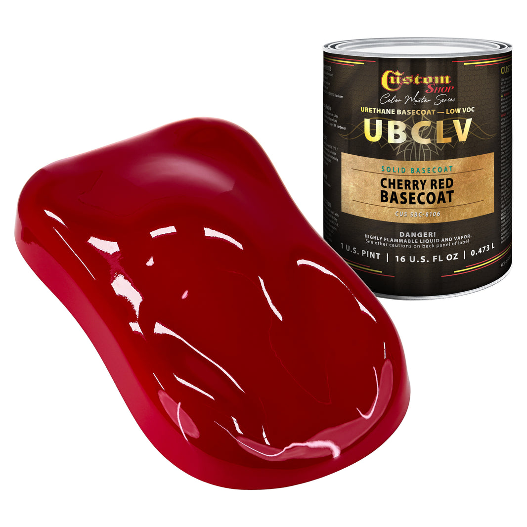 SBC Solid Basecoat - Cherry Red Basecoat- Pint