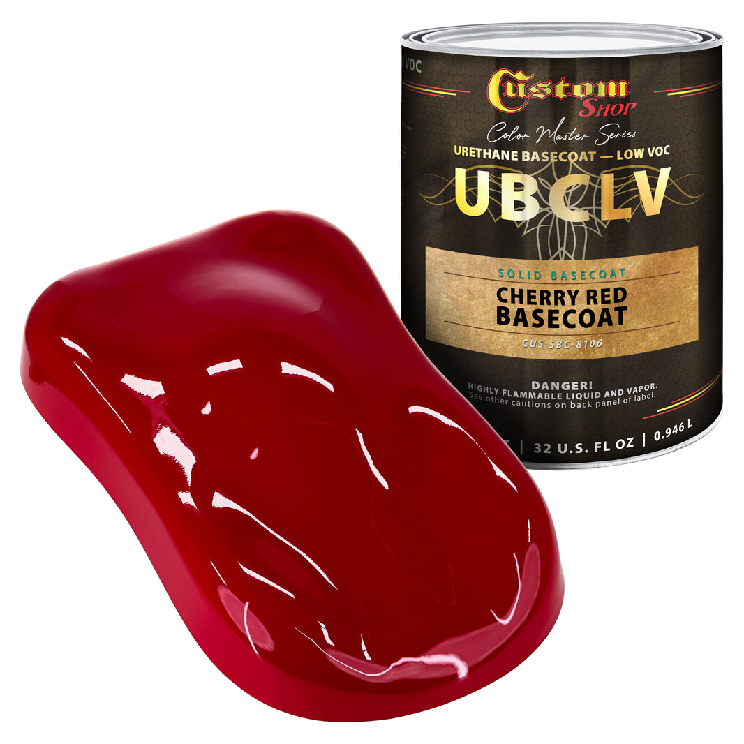 SBC Solid Basecoat - Cherry Red Basecoat- Quart