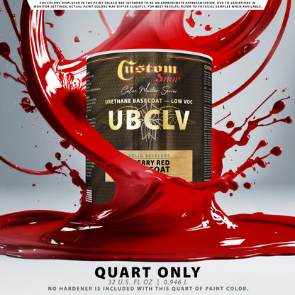 SBC Solid Basecoat - Cherry Red Basecoat- Quart