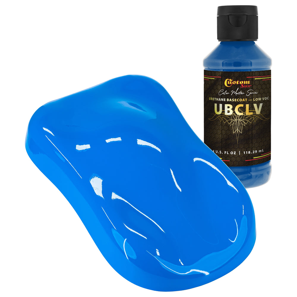 Custom Shop SBC Solid Basecoat - Bright Blue Basecoat- 4-Ounce Bottle