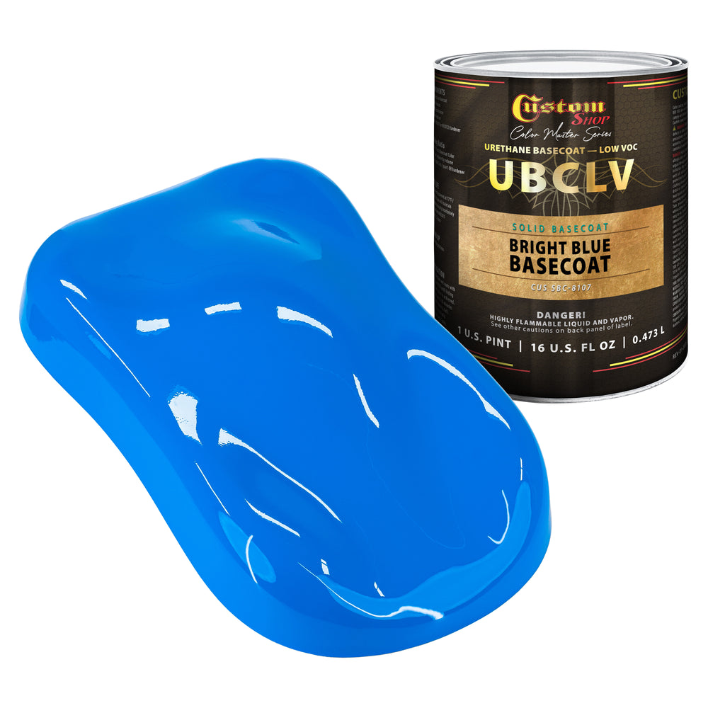 Custom Shop SBC Solid Basecoat - Bright Blue Basecoat- Pint
