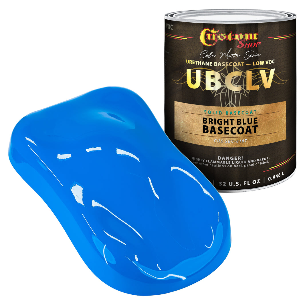 SBC Solid Basecoat - Bright Blue Basecoat- Quart