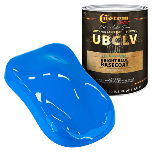 Custom Shop SBC Solid Basecoat - Bright Blue Basecoat- Quart
