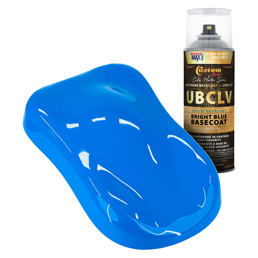 SBC Solid Basecoat - Bright Blue Basecoat- Spray Can
