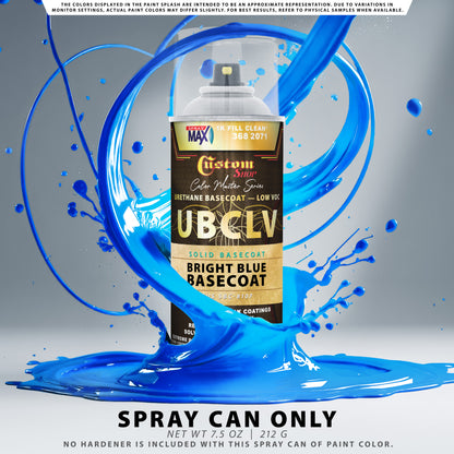 SBC Solid Basecoat - Bright Blue Basecoat- Spray Can