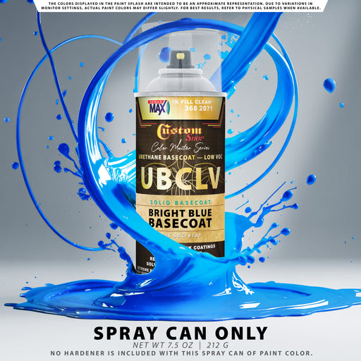 Custom Shop SBC Solid Basecoat - Bright Blue Basecoat- Spray Can