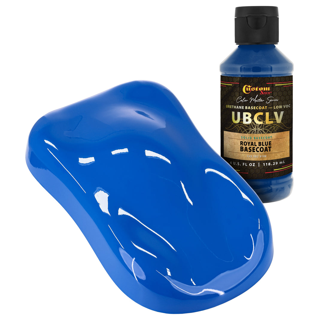 SBC Solid Basecoat - Royal Blue Basecoat - 4-Ounce Ready to Spray Bottle