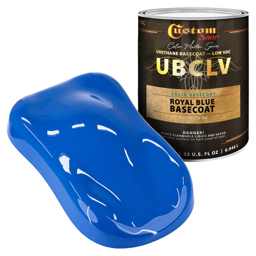 Custom Shop SBC Solid Basecoat - Royal Blue Basecoat- Quart