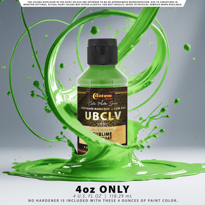 SBC Solid Basecoat - Sublime Basecoat - 4-Ounce Ready to Spray Bottle
