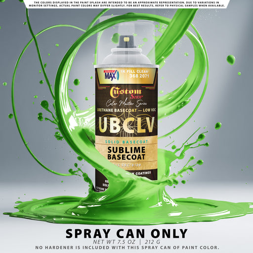 Custom Shop SBC Solid Basecoat - Sublime Basecoat- Spray Can