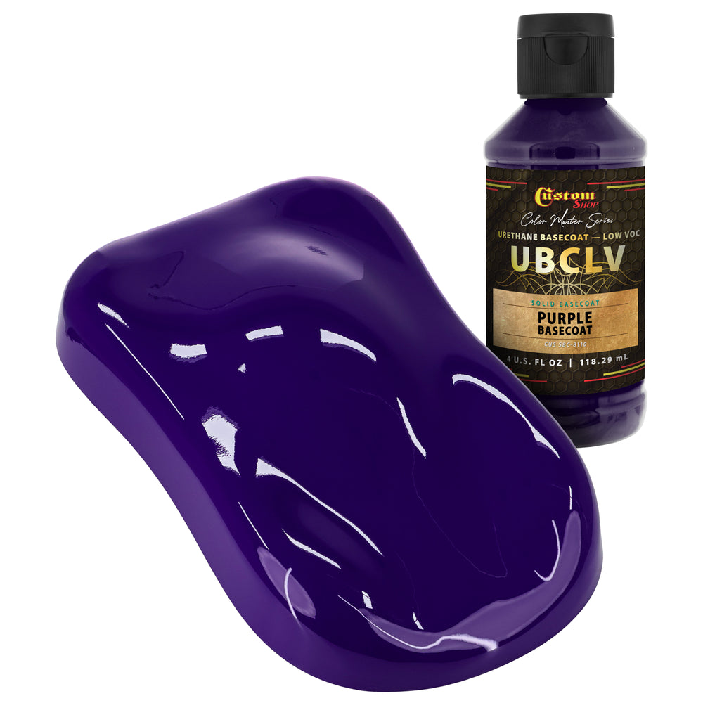 Custom Shop SBC Solid Basecoat - Purple Basecoat - 4-Ounce Ready to Spray Bottle