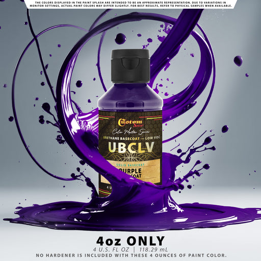Custom Shop SBC Solid Basecoat - Purple Basecoat - 4-Ounce Ready to Spray Bottle