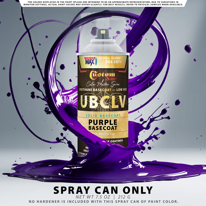 Custom Shop SBC Solid Basecoat - Purple Basecoat- Spray Can