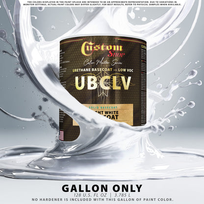 SBC Solid Basecoat - Bright White Basecoat- Gallon