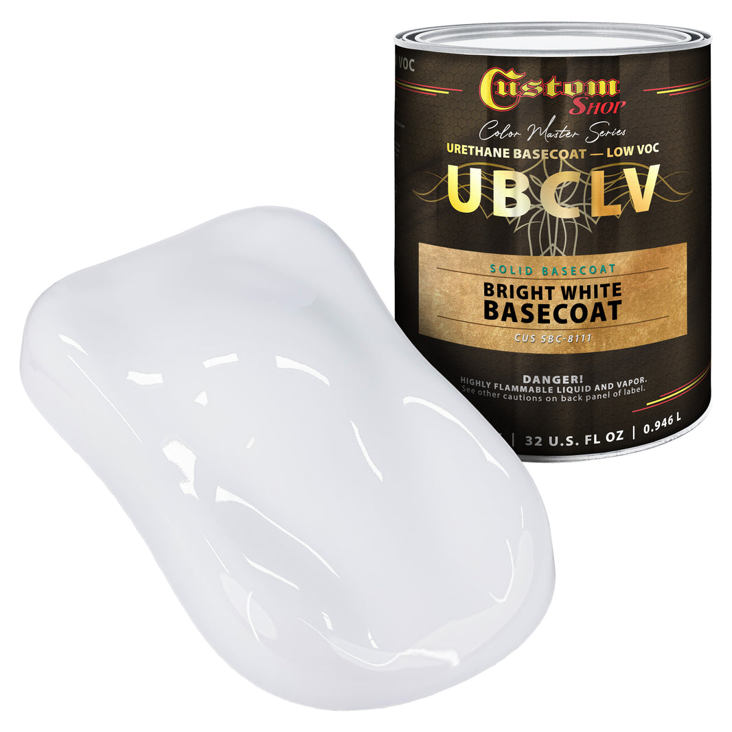 SBC Solid Basecoat - Bright White Basecoat- Quart