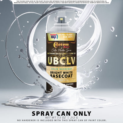 SBC Solid Basecoat - Bright White Basecoat- Spray Can