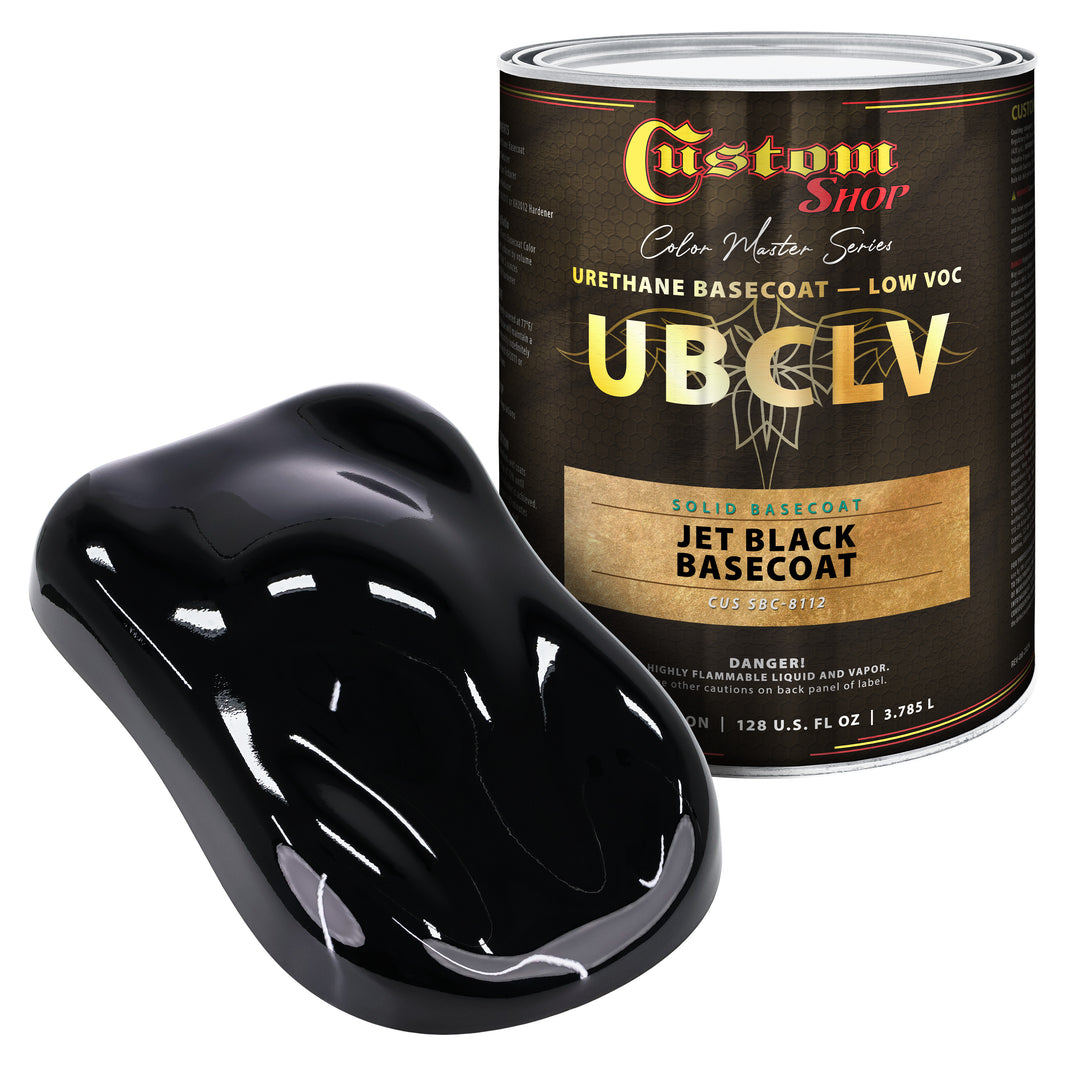 SBC Solid Basecoat - Jet Black Basecoat- Gallon
