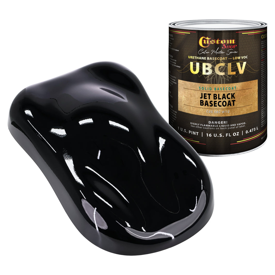 SBC Solid Basecoat - Jet Black Basecoat- Pint