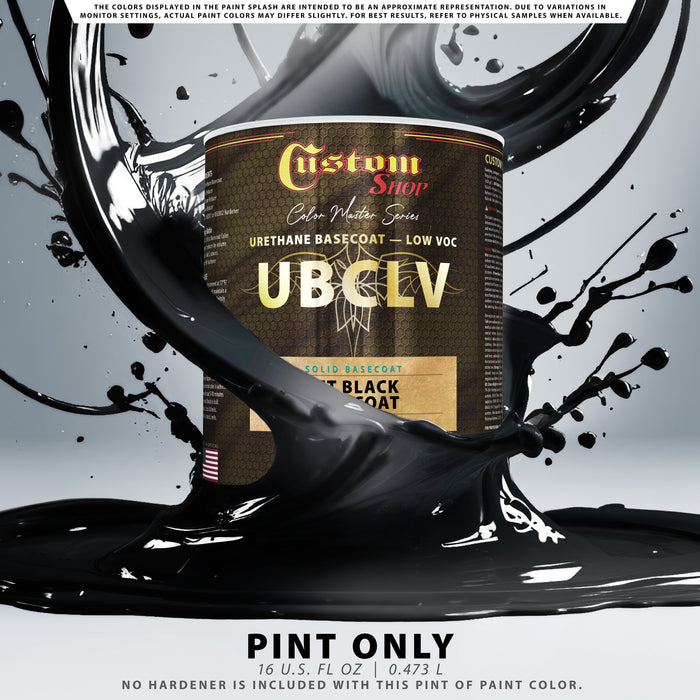 Custom Shop SBC Solid Basecoat - Jet Black Basecoat- Pint