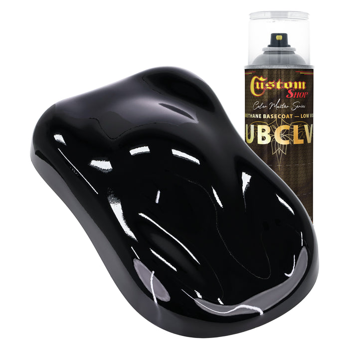 Custom Shop SBC Solid Basecoat - Jet Black Basecoat- Spray Can