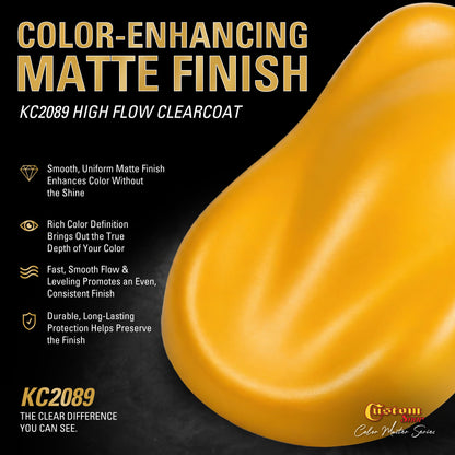 SBC Solid Basecoat - Bright Yellow Basecoat- Gallon Matte Kit