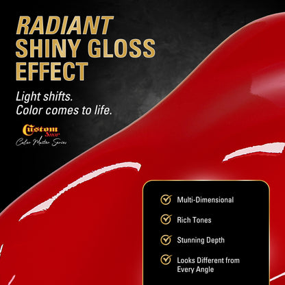 SBC Solid Basecoat - Bright Red Basecoat- Gallon Ultra Flow Kit