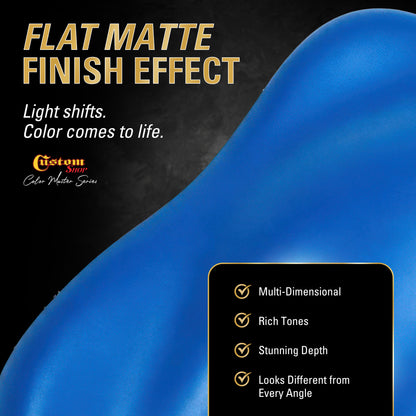 SBC Solid Basecoat - Bright Blue Basecoat- Gallon Matte Kit