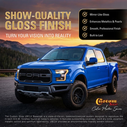 SBC Solid Basecoat - Royal Blue Basecoat- Gallon Gloss Kit