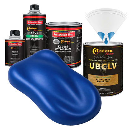 SBC Solid Basecoat - Royal Blue Basecoat- Quart Matte Kit