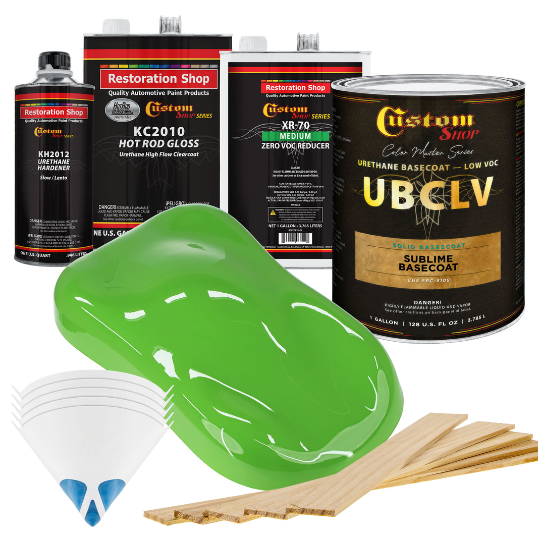 SBC Solid Basecoat - Sublime Basecoat- Gallon Gloss Kit