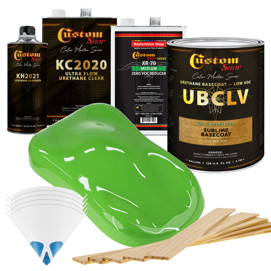 SBC Solid Basecoat - Sublime Basecoat- Gallon Ultra Flow Kit