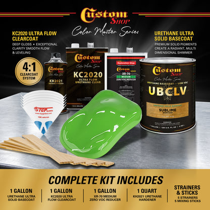 SBC Solid Basecoat - Sublime Basecoat- Gallon Ultra Flow Kit