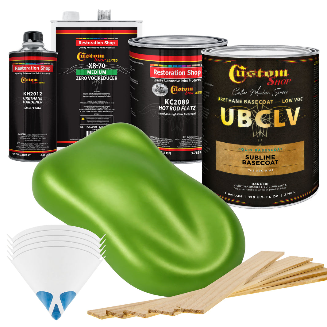 SBC Solid Basecoat - Sublime Basecoat- Gallon Matte Kit