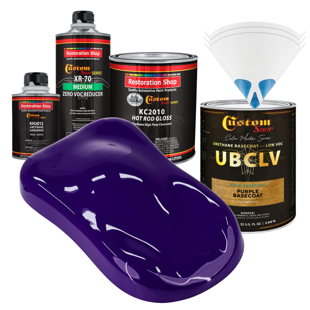 SBC Solid Basecoat - Purple Basecoat- Quart Gloss Kit