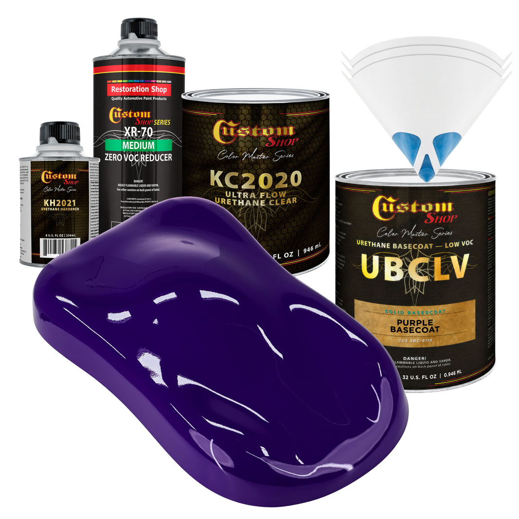 SBC Solid Basecoat - Purple Basecoat- Quart Ultra Flow Kit