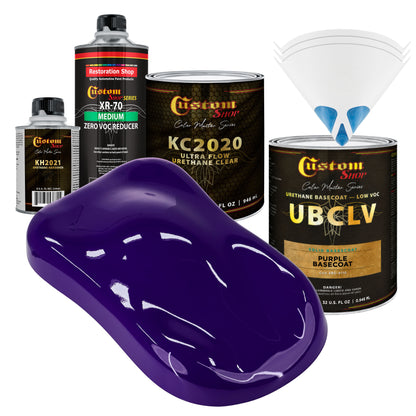 SBC Solid Basecoat - Purple Basecoat- Quart Ultra Flow Kit