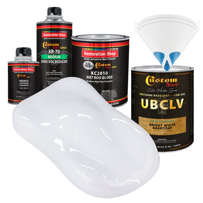 SBC Solid Basecoat - Bright White Basecoat- Quart Gloss Kit